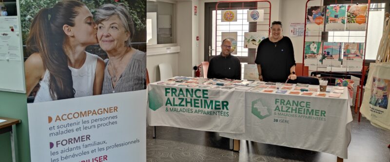 France Alzheimer Isère présent pour la 2e Journée Bleue de la ville de Sablons