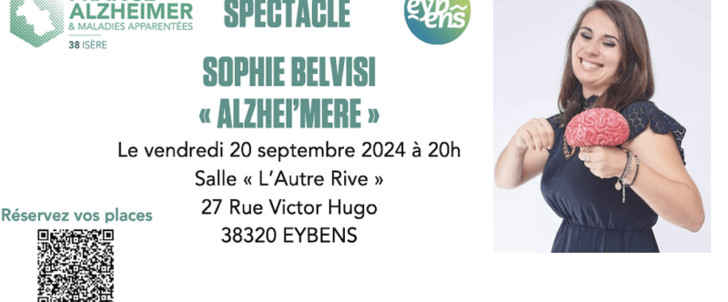 Journée Mondiale 2024 – Spectacle « Alzhei’Mère » Sophie Belvisi